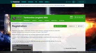 Registration | Tankionline (english) Wiki | FANDOM powered by Wikia
