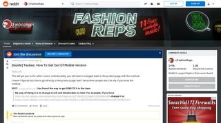 [Guide] Taobao: How To Get Out Of Mobile Version : FashionReps ...