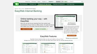 TD Online Banking: Personal Internet Banking | TD Canada Trust