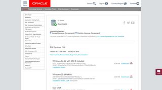 Oracle SQL Developer Downloads
