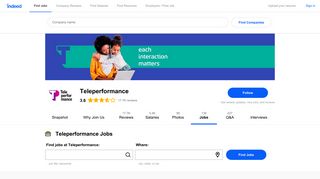 Jobs at Teleperformance | Indeed.com