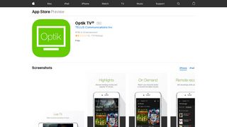 Optik TV® on the App Store - iTunes - Apple