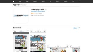 The Rugby Paper on the App Store - iTunes - Apple