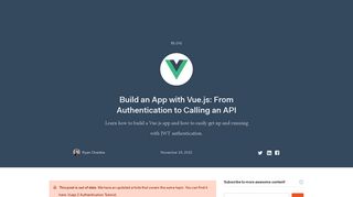Build an App with Vue.js: From Authentication to Calling an API - Auth0