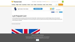 Travel Money Card | Prepaid Cash Passport | Thomas Cook