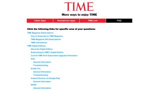 TIME Magazine - Subscription Assets