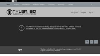 Tyler Independent School District / Homepage