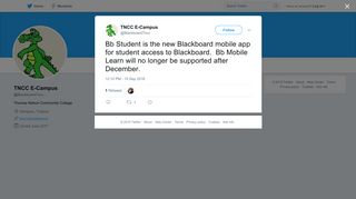 TNCC Blackboard on Twitter: 