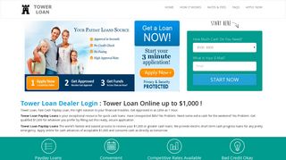 Tower Loan Dealer Login - Tower Loan Cash Advance Tower Loan