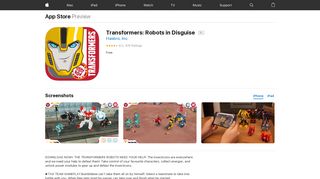 Transformers: Robots in Disguise on the App Store - iTunes - Apple