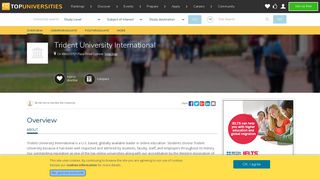 Trident University International | Top Universities