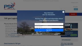 TSP.gov Login and Services - Federal Retirement
