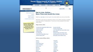 Get Inline Online - Texas DPS - Texas.gov
