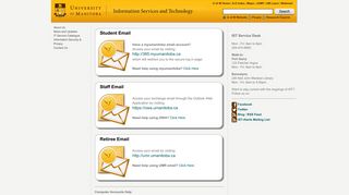 University of Manitoba - Webmail Portal