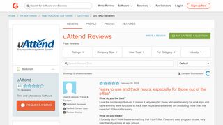 uAttend Reviews 2018 | G2 Crowd