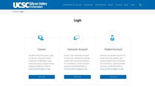 Login | UCSC Silicon Valley Extension