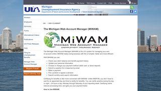 UIA - The Michigan Web Account Manager (MiWAM) - State of Michigan
