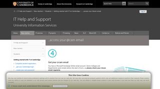 ...access your @cam email — IT Help and Support - uis.cam.ac.uk