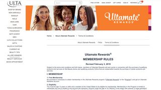 Ulta Rewards - About Ultamate Rewards Program | Ulta Beauty