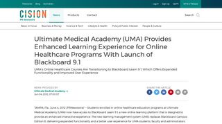 Ultimate Medical Academy (UMA) Provides Enhanced Learning ...