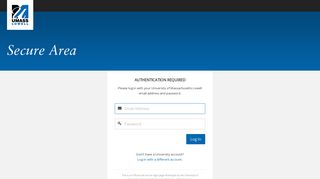 Log In | Single Sign-On | UMass Lowell