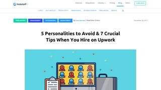 5 Personalities to Avoid When You Hire on Upwork (formerly oDesk)
