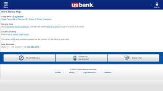 Contact Us | U.S. Bank