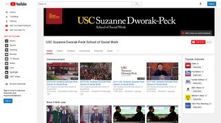 USC Suzanne Dworak-Peck School of Social Work - YouTube