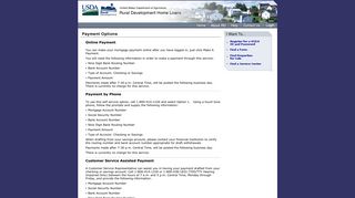 Payment Options - RD Home Loans - USDA