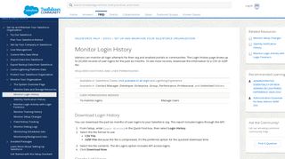 Monitor Login History - Salesforce Help