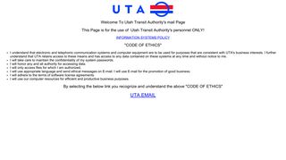 Utah Transit Authority's mail Page