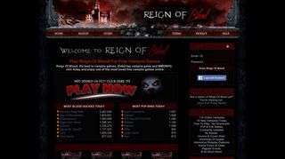 Reign Of Blood: Free Vampire Games And MMORPG