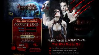 Play Immortal Night for Free Vampire Games