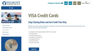 Velocity Community Credit Union - Loans & Credit Cards - Credit Cards