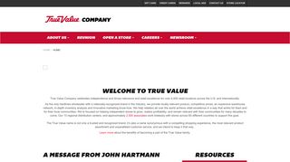 True Value Company > Home