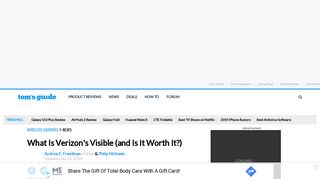 What Is Verizon's Visible (and Is It Worth It?) - Tom's Guide