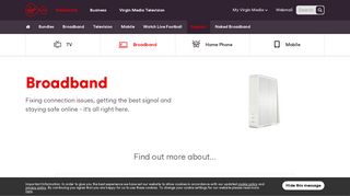 Broadband | Customer Support | Virgin Media Ireland