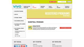 Basketball - Registered Programs - Vivo
