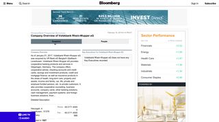Volskbank Rhein-Wupper eG: Private Company Information - Bloomberg