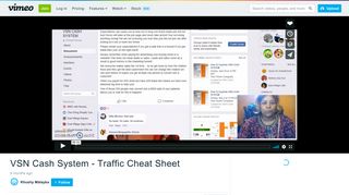 VSN Cash System - Traffic Cheat Sheet on Vimeo