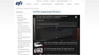 VUTEk Superwide Printers - Electronics for Imaging