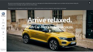 Car-Net. Experience Volkswagen's online services.