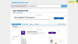 vzu.verizon.com at Website Informer. VZU Login. Visit VZU Verizon.