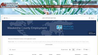 Waukesha County - Jobs
