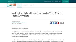 Welingkar Hybrid Learning – Write Your Exams From Anywhere