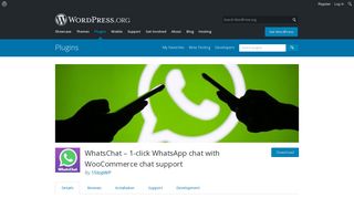 WhatsChat – 1-click WhatsApp chat with WooCommerce chat ...