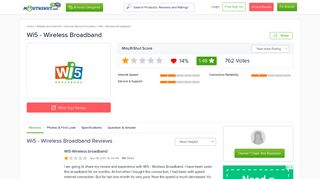 WI5 - WIRELESS BROADBAND Reviews - MouthShut.com