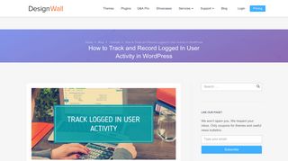 How to Track and Record Logged In User Activity in WordPress