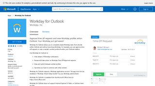 Workday for Outlook - Microsoft AppSource