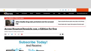 Access HoustonChronicle.com, e-Edition for free - Houston Chronicle